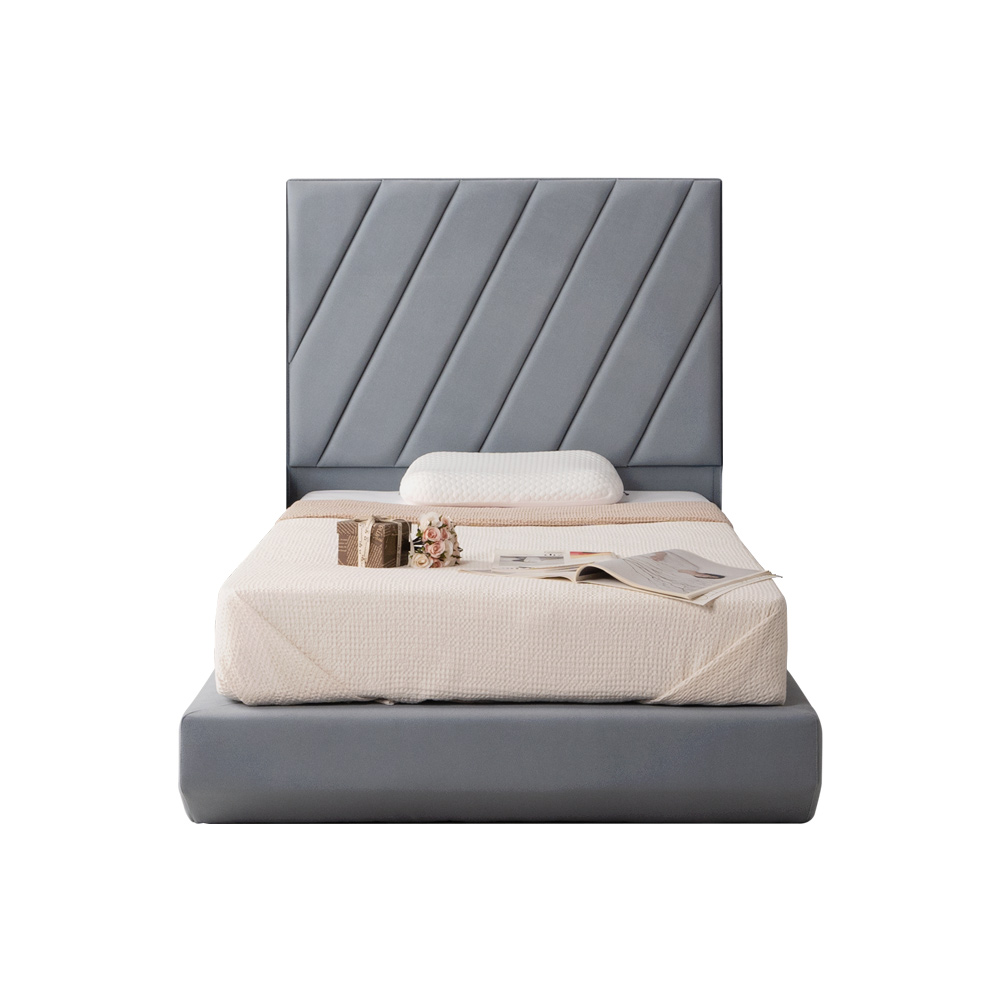 (착불) 마테오높은헤드고급아몬드원단침대SS