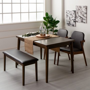 애리고무나무원목4인용식탁테이블세트