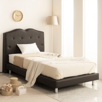 (착불) 시모네인조가죽침대(SS/Q)