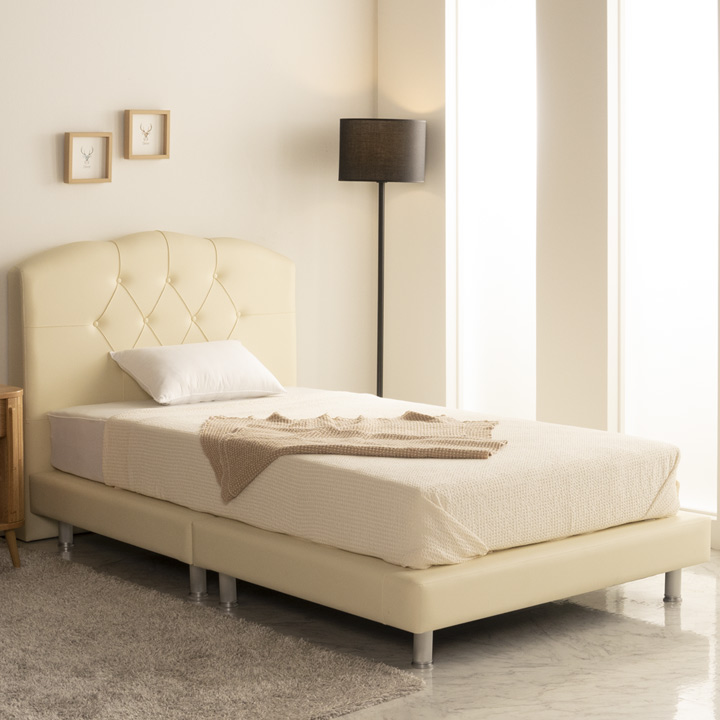 (착불) 마티아인조가죽침대(SS/Q)