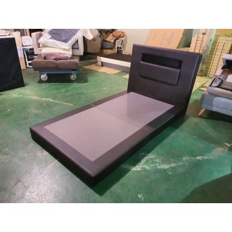 [B등급] 210913-1 샘플 PU 조명침대 SS_초코