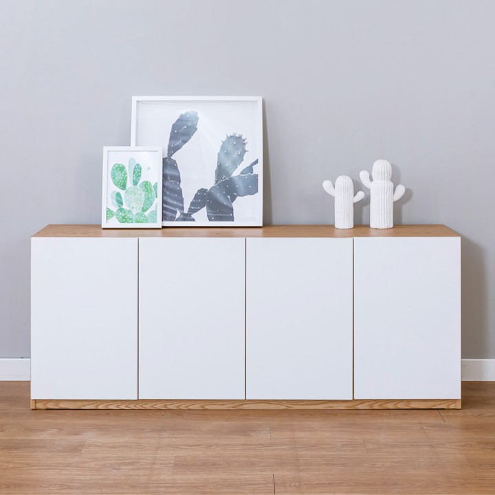 (착불) 캘리높은거실장1600