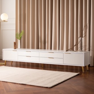 (착불) 딘와이드낮은거실장2100