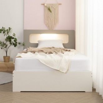 (착불) 브릭스LED조명수납침대(슈퍼싱글/퀸)