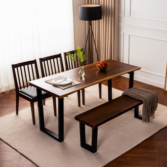 베스타장미목식탁세트(4인/6인)