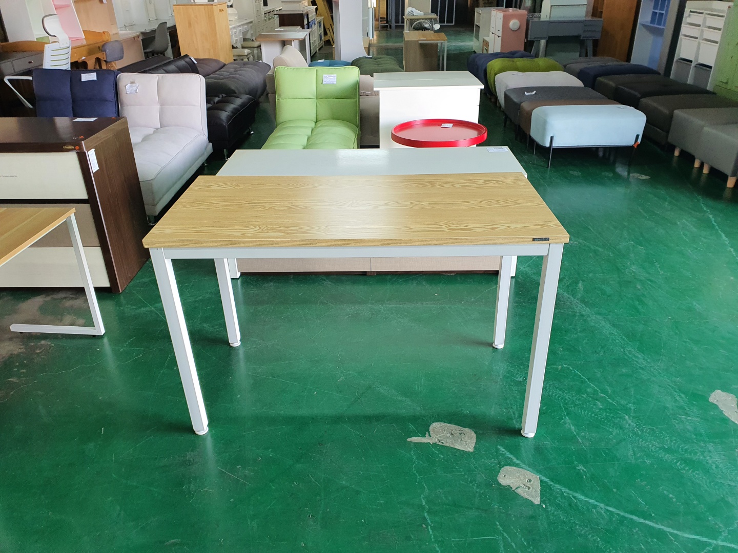 [B등급] 211021-31 소프트철제책상_1200_화이트